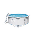 Piscine ronde hydrium pools avec tapis de sol + pompe + échelle – bestway - bestway - diam. 360 x 120cm