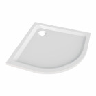 Receveur prima style d'angle marbrex antigliss - allia - 90x90x3.6cm - blanc