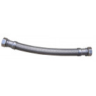 Flexible sanitaire 50cm ff 15x21 dn13 tresse/douille inox 1p
