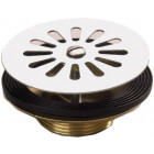 Bonde évier laiton avec grille inox