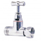 Robinet wc dr chromé à potence 12x17