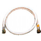 Flexible gaz caoutchouc nf 10 ans butane propane ff 20x150-15x21 - Longueur au choix