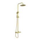 Colonne de douche mécanique finition or brossé - 133x26x52 cm - molly gold Aurlane - COL062