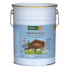 Coril lasure bois écologique corilor gel acryl blanc, gris ou noir 5l - Couleur au choix