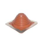 Sortie de toit Pipeco N°4 haute température 225°C ETANCO - Rouge - Ø75 à 125 - 188141