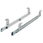 Paire de coulisses à billes KA 3434 HETTICH - Charge 20 kg - L.400 mm - Pour support clavier coulissant - 77802