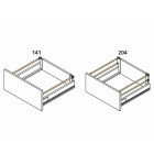 Jeu de tringle de rehausse EMUCA profondeur 500 mm