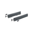 Set hettich arcitech pour tiroir h.126 mm - l.450 mm - anthracite - 9150496