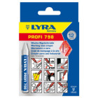 Craie de marquage blanche omyacolor - boîte de 12 - 4880001