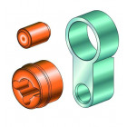 Set prolongement cylindre 40 mm modular mx abus - 50mxvbg03_40