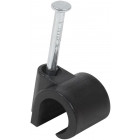 100 Attache-fils pour câble rond Ø 8 à 12mm pointe béton DEBFLEX Gris - 700444