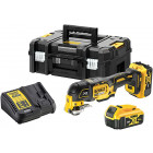 Multi cutter 18v 5.0ah li-ion + 29 accessoires en coffret tstak - dcs356p2-qw