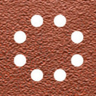 1/4 Feuille Velcro Pré-Perforée - 8 Perforations En Cercle Dt3031