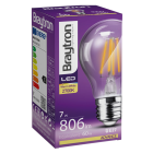 Ampoule a60 filament led e27 7w 3000k braytron