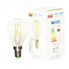 Ampoule led e14 g45 cob filament 6w 220v 360 - couleur eclairage au choix