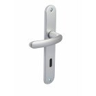 Ensemble de porte budget bezault entraxe 165mm clé l - argent - 73268
