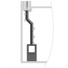 Isotip kit raccordement buse dessus email 0,7 mm - ø150 mm - noir