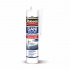 Mastic sanitaire silicone actif neutre sanitech blanc-280ml