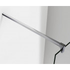 Paroi de douche 50x200cm en 8mm verre anticalcaire et une barre de douche carré 90cm