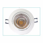 Spot encastrable led cob rond orientable 11w 80 - couleur eclairage au choix