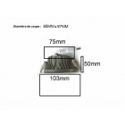 Spot encastrable led cob 7w 80 rond - couleur eclairage au choix