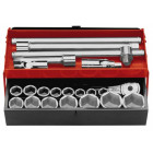 Coffret douille 3/4 6 pans métriques FACOM - K.441.A