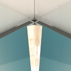 Profilé d’angle chrome pour panneau mural - 15x15x2100 mm – corner mural chrome Aurlane - FAC310