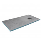 Bac receveur de douche à carreler 160x90cm recoupable sur mesure pour douche à l'italienne - rainy 160 Aurlane - FAC386