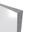 Pack panneaux muraux blanc mat - 90 x 120cm - en aluminium avec profilé d'angle et de finition anodisés chrome - wall'it blanc 90x120 Aurlane - FAC482
