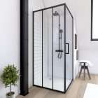 Paroi de retour pour porte de douche factorx retour 80cm Aurlane - FAC597