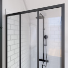 Paroi retour pour porte de douche - 90x200 cm - crushx retour 90cm Aurlane - FAC598