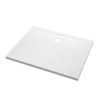 Receveur en acrylique blanc 80x100x4cm - moon rectangular 80 Aurlane - FAC722