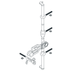 Tringle de croisée 2500 mm TORBEL - Crochet 55 mm - 0555250