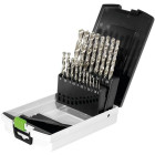 Coffret pour forets acier HSS FESTOOL HSS D 1-10 Sort/19 - 498981