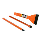 Kit de démolition et pointerolle -ciseau maçon avec ciseau brique, fidex-3071