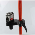 Niveau laser croix rouge et pole telescopique, fidex-714003