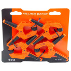 Jeu de 4 pinces a ressort 110 x 50 mm, fidex-801276