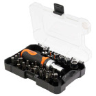 Coffret tournevis a cliquet, 26 accessoires, fidex-807021