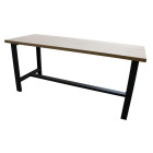 Etabli plateau bois épaisseur 40mm 200x75cm, fidex-810703