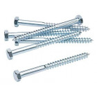 Tirefond lennie - zingué blanc - ø8x40 - boite de 200 - tir0804002b