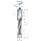 Mèche pour perçages multiples avec araseurs arrondis FREUD - Ø5 H27/57,5 Q10x27 Z2 - F03FA02071 -PF04MD AA3