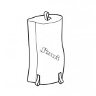 Sac filtrant en coton ø 370 x 640 mm 40 microns - 350 plus