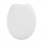 Abattant pour wc blanc - thermodur avec charnières en plastique déclipsable - simple white Aurlane - G3129150001