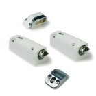  Kit de penes haut et bas FAPIM avec gache 8401I blanc 9010 pour crémone pompier Panama - 8401I_32
