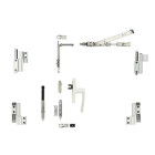 Kit oscillo-battant galicube 2v fapim à crémone nefer midi - compas moyen 402 à 750 mm - blanc 9005 - 1331ff_37