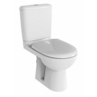 Pack WC au sol GEBERIT Prima - Sortie horizontale - Réservoir attenant et abattant ralenti - 08325300000101