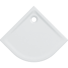 Receveur céramique d'angle GEBERIT Renova - 90 x 90 extra-plat à poser/encastrer - 00725800000AG3