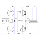 Mitigeur de Baignoire NF ALTO by Eurosanit