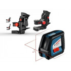 Laser 2 croix livré en coffret L-BOXX GLL 2-50 + support BM1 Plus BOSCH 0601063108