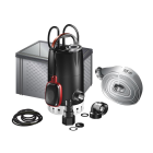 Pompe de relevage immergée eaux usées grundfos unilift cc7-a-1 - avec accessoires - 96280966